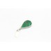 Women 925 Sterling Silver Pendant Natural green malachite gem stone P 837